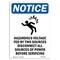 Signmission OSHA Sign, Hazardous Voltage With, 10in X 7in Aluminum, 7"W, 10" L, Portrait, OS-NS-A-710-V-13329 OS-NS-A-710-V-13329 - alternate 1